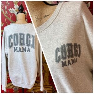 Women’s “CORGI MAMA” Crewneck Sweatshirt | #W43